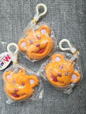 Vntg 1998 Prestge Bear Coin Purse Bag Clip/Keychain 5.5"x3.5" NWT